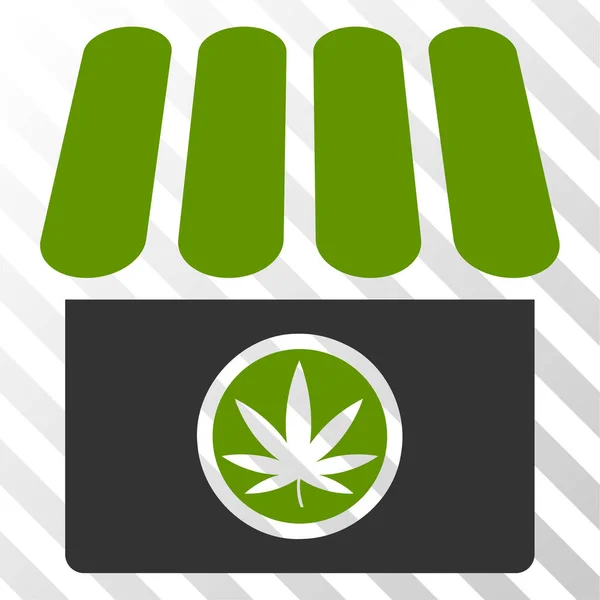 Cannabis Shop vektor EPS-ikonen — Stock vektor
