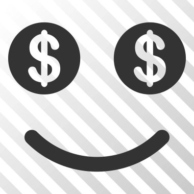 Şanslı Smiley vektör Eps simgesi