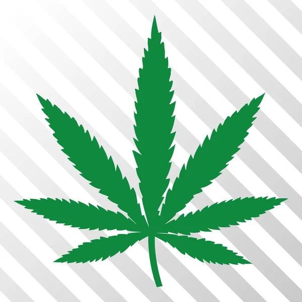 Vector de hoja de cannabis EPS Icon — Archivo Imágenes Vectoriales