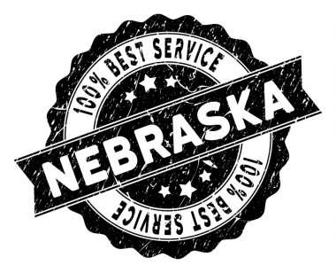 Nebraska devlet damgası ile en iyi kalite başlık. Vektör siyah grunge etkisi ile yazdırma taklit mühür. Ödül vektör lastik mühür damgası grunge tasarım Nebraska eyalet ürün ve Hizmetleri ile.