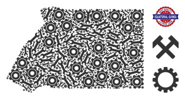 Kolaj Ekvator Ginesi harita hizmet araçları