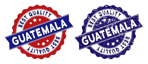 Guatemala Mejor Sello de Calidad con Efecto Grungy — Vector de stock