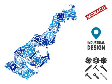 Hizmet Monaco harita kolaj