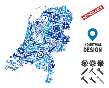 Hizmet Hollanda harita kolaj