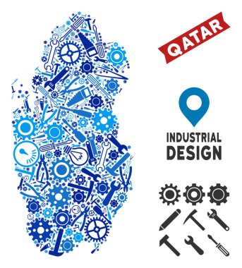 Hizmet Katar harita kolaj