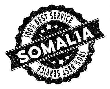 Somali en iyi hizmet damgası tırmalamak yüzey ile