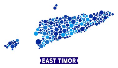 Doğu Timor harita bağlantıları kompozisyon