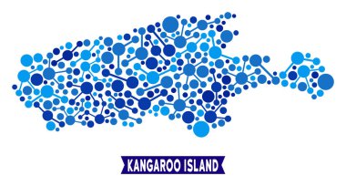 Kanguru Adası harita bağlantıları mozaik