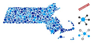 Massachusetts eyalet harita bağlantıları kompozisyon