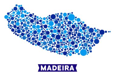 Portekiz Madeira Adası harita bağlantıları kolaj