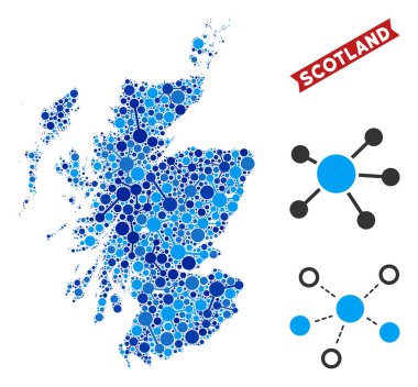 İskoçya harita bağlantıları kolaj