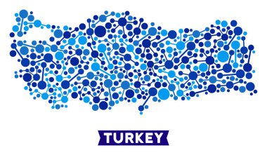 Türkiye'de harita bağlantıları mozaik