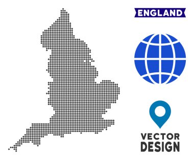 Nokta İngiltere harita