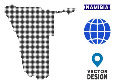 Nokta Namibya Haritası