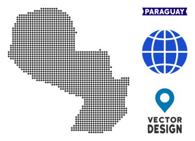 Nokta Paraguay Haritası