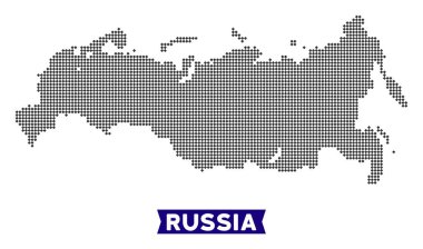 Pixelated Rusya Haritası