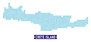 Buzlu Girit Adası Haritası