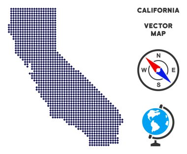 Nokta California harita