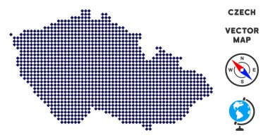 Pixelated çek harita