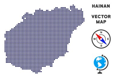 Nokta Hainan Adası Haritası