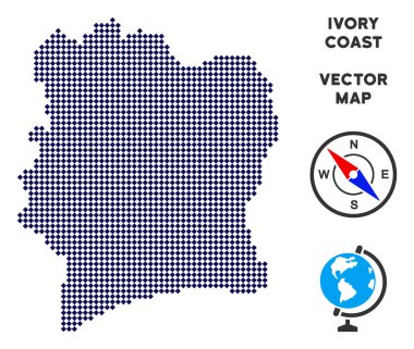 Nokta Fildişi Sahili haritası