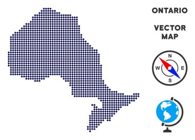 Nokta Ontario Eyaleti harita