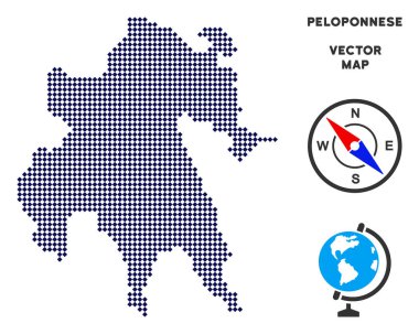 Nokta Mora Yarımadası Haritası