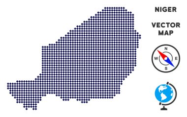 Pixelated Nijer Haritası