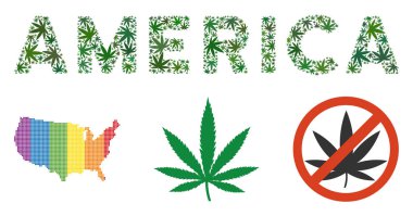 Amerika etiket kompozisyon esrar