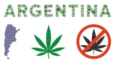 Arjantin resim yazısı kompozisyon ot yaprağı