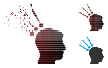 Hareketli piksel yarı ton başına Test bağlayıcılar simgesi