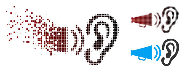 Разложившийся пиксель-полутон Слушайте мегафон
