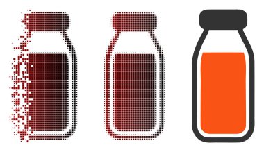 Hasarlı piksel noktalı kutu simgesi