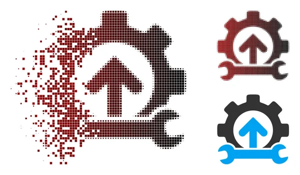 Kaybolan piksel yarı ton dişli tümleştirme araçlar simgesi