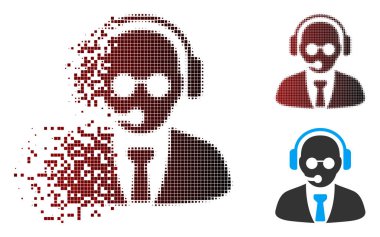 Hasarlı piksel yarı ton destek Yöneticisi simgesini