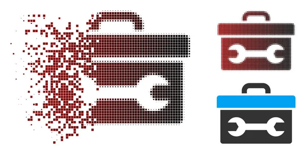 Çözünmüş piksel noktalı resim araç kutusu simgesi