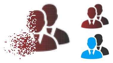 Dağınık piksel yarı ton yöneticileri simgesi