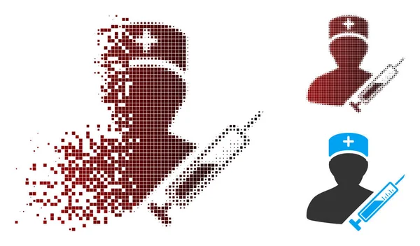 Çözünmüş piksel yarı ton Medic simgesi