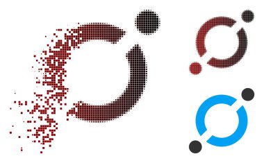 Piksel yarı ton düğüm bağlantı simgesini dağılmakta