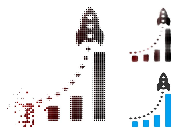 Уничтожение иконы "Пианино" в бизнес-баре Chart — стоковый вектор