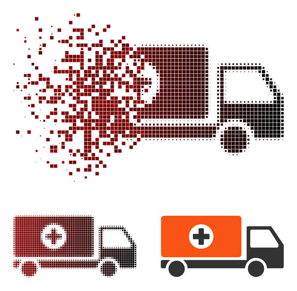 Разбитая икона доставки полутонов пикселей
