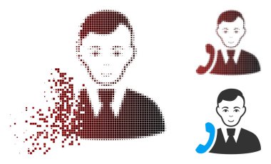 Piksel yarı tonlu arama Yöneticisi simgesi eriterek