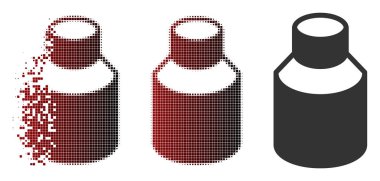 Toz piksel noktalı resim Phial simgesi