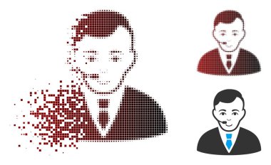 Kaybolan piksel yarı ton işleç simgesi