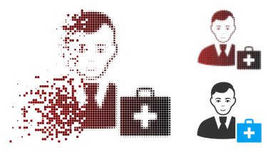 Harcanmış piksel noktalı resim ilk yardım Manager simgesi