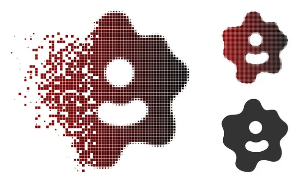 Toz piksel noktalı resim Ameba simgesi