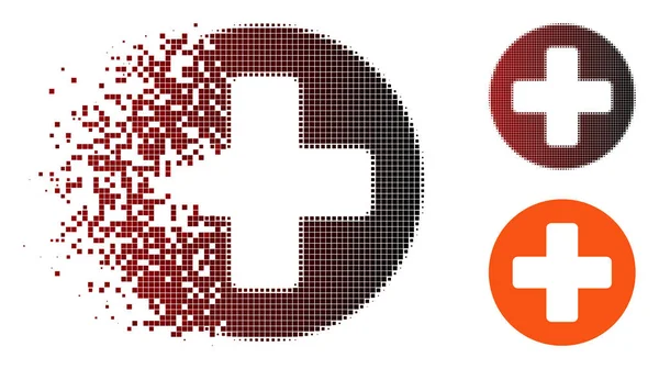 Ayrıştırılmış piksel noktalı resim oluşturmak çapraz simgesi