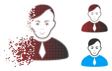 Çözünmüş piksel noktalı resim Loyer simgesi