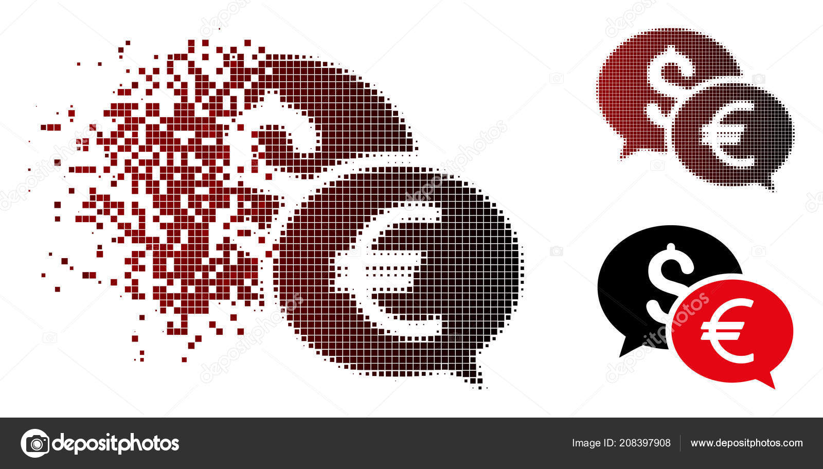 Sparkle Pixel Halftone Currency Transfer Chat Icon Stock Vector C Ahasoft Sparkle Pixel Halftone Currency Transfer Chat Icon Stock Vector C Ahasoft