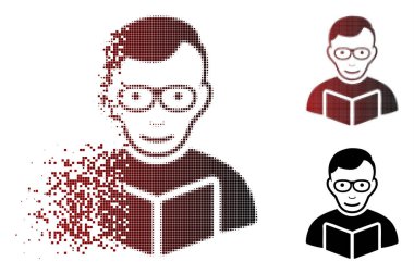 Dağınık noktalı yarım ton okuyucu simgesi